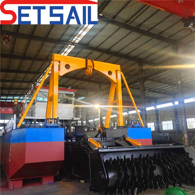 Гидравлический дизельный двигатель Rexroth Power Suction Hopper Dredger для грязи Общая ширина 4,5-12 м