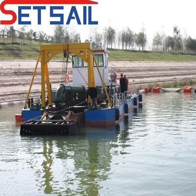 Гидравлический дизельный двигатель Rexroth Power Suction Hopper Dredger для грязи Общая ширина 4,5-12 м