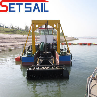 Гидравлический дизельный двигатель Rexroth Power Suction Hopper Dredger для грязи Общая ширина 4,5-12 м
