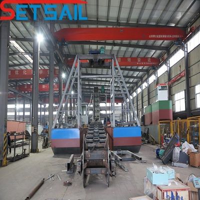 4kw*3-15kw*3 Bucket Chain Gold Dredger для речного дноуглубления Глубина дноуглубления 7-30 метров