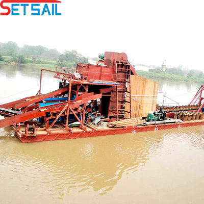 Chain Bucket River Mining Machinery for 4kw X 3-10kw X3 Migration Device in Condition (Машины для добычи цепей на бутылках в реках)
