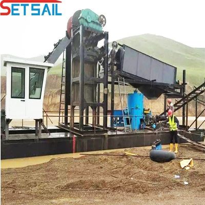 60m3-300m3 Вместимость Full Chain Bucket Diamond Dredger для озера индивидуальный дизайн