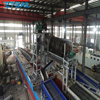 60m3-300m3 Вместимость Full Chain Bucket Diamond Dredger для озера индивидуальный дизайн