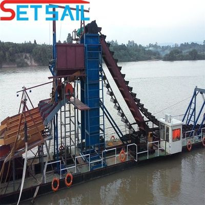 75kw-500kw Cumins высокопроизводительный речной букет цепочки дрейдер для золотодобычи и алмазов