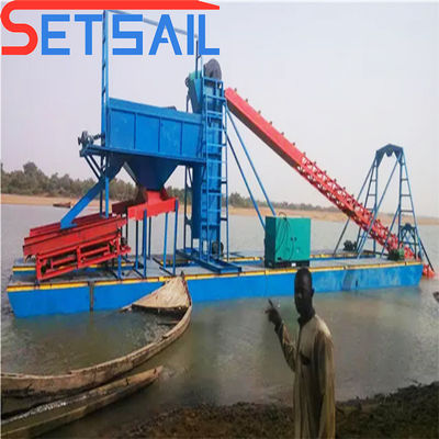 380V Bucket Chain River Mining Gold Dredge для коррозионно устойчивого материала и реки