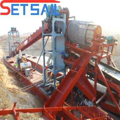 380V Bucket Chain River Mining Gold Dredge для коррозионно устойчивого материала и реки