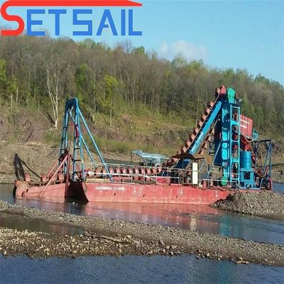 37kw-200kw Копание озера Золото алмазный драгер с цепной ведро речной добывающей техники