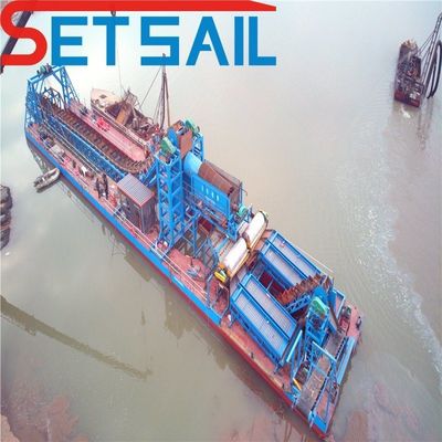 60-500 м3 вместимость на заказ цепная ведра песчаный золотой драгер с барабанным экраном