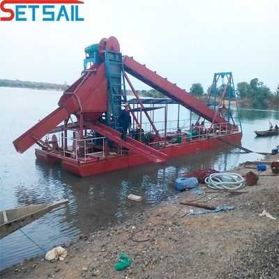 Главный двигатель Cummins Weichai прочный корпус цепочка ведра золотой бутерброд для бриллиантового дноуглубления