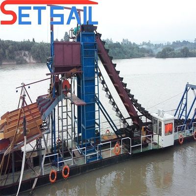 180000.000kg Пакет валовой вес цепочки ведро реки золотого оборудования для озера песка