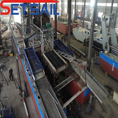 7.5kw-100kw Подъемный двигатель силовой цепочки ведра речной добывающей машины для золота и алмазов