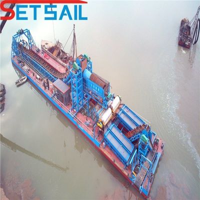 Циклон Механическая песчаная драга Драга Золотая машина 36000.000kg Пакет валовой вес