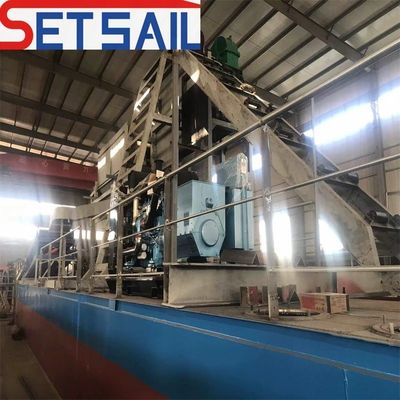 QH-Sand-5 Chain Bucket Sand Gold and Diamond Dredger для морской грузовой перевозки
