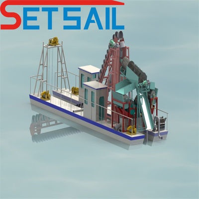 Электрический QHMB-3 Lake Chain Bucket Gold Mining Dredger для добычи алмазов на реке по доступной цене