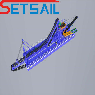 Настройка Bucket Chain Gold and Diamond Mining Machine/Equipment/Dredger Онлайн