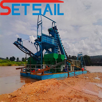 Настройка Bucket Chain Gold and Diamond Mining Machine/Equipment/Dredger Онлайн
