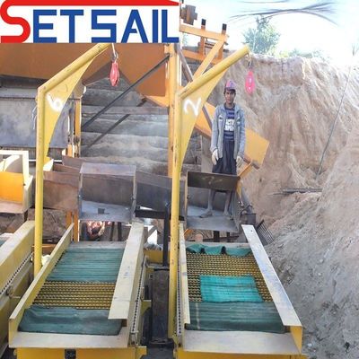 460.00cm * 200.00cm * 225.00cm Размер упаковки Diamond Mining Equipment with Gold Drum Screen (Оборудование для добычи алмазов с золотым барабанным экраном)
