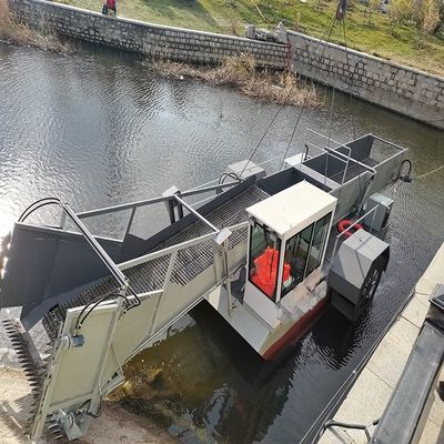 Профессиональная водоплавная сорняковая комбайны с рабочей скоростью 3,5-5kn / h