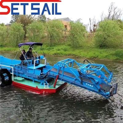 3-7 м ширина корпуса плавающее судно сбора мусора для реки озера водоем Sea Easy
