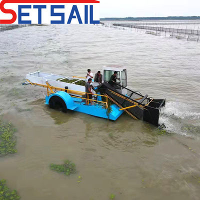 3-7 м ширина корпуса плавающее судно сбора мусора для реки озера водоем Sea Easy