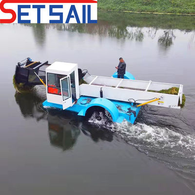 Скоростная водосборная гиацинтовая комбайны и судно для вырубки сорняков с максимальной грузоподъемностью 50 м3