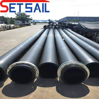 Высокий фактор безопасности Круглая труба из HDPE для высасывающего дренажа в речном песке