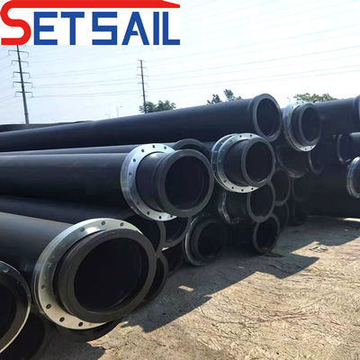 Высокий фактор безопасности Круглая труба из HDPE для высасывающего дренажа в речном песке